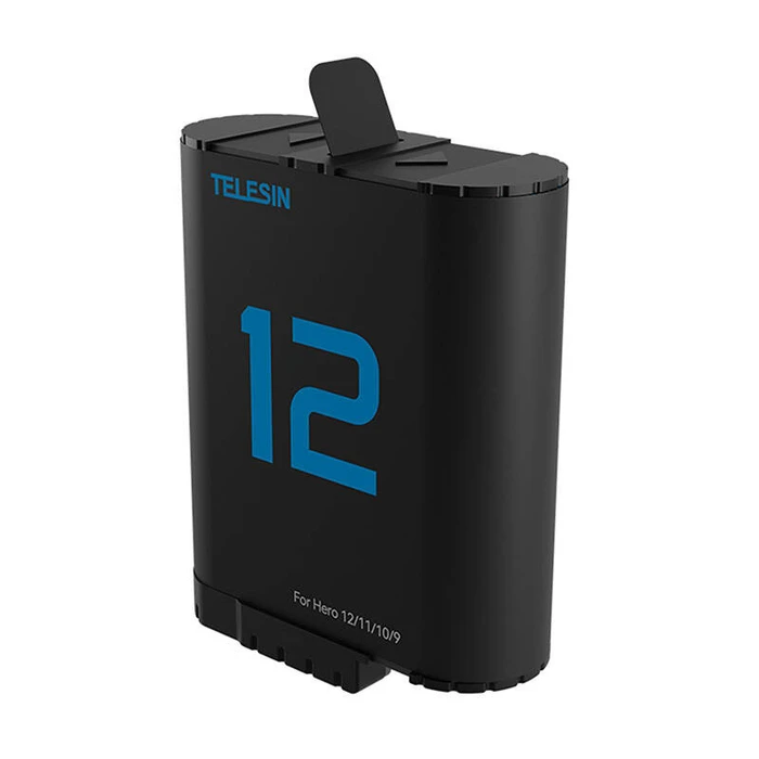 Μπαταρία Action Cameras Telesin lithium for GoPro Hero 12/11/10/9 (Blue)