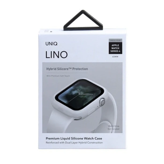 UNIQ Lino Case Apple Watch 4/5/6/7/SE/8/9 40/41MM white/dove white