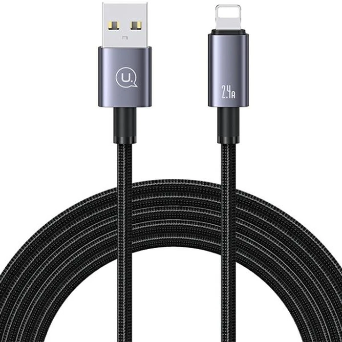 USAMS US-SJ667 USB-A / Lightning cable 2,4A 1,2m Fast Charging tarnish