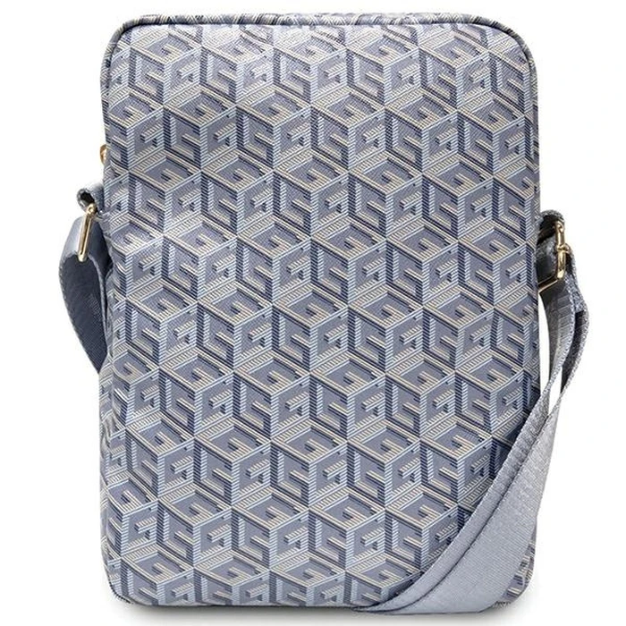 Guess GUTB10HGCFSEB 10" GCube Stripe Tablet Bag blue