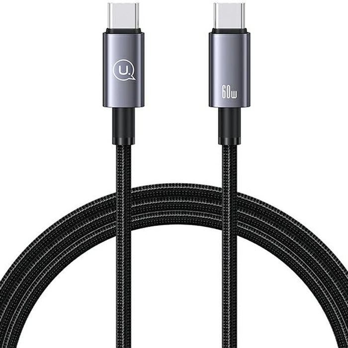 USAMS US-SJ661 USB-C / USB-C cable 60W 1,2m Fast Charging tarnish
