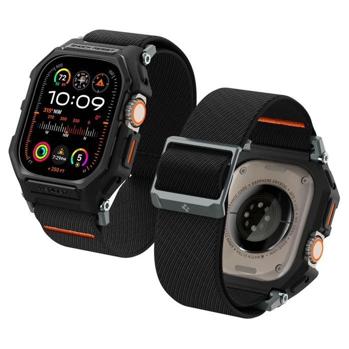 Case Spigen Lite Fit Pro Apple Watch Ultra 1 / 2 / 3 49mm Matte Black