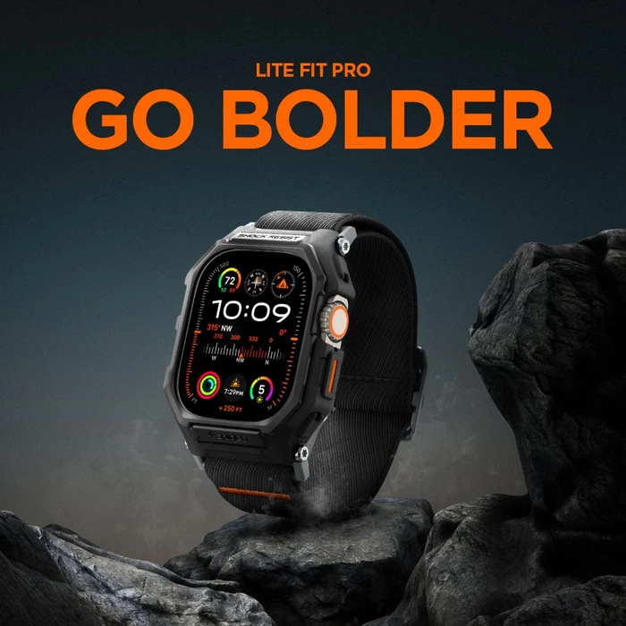 Case Spigen Lite Fit Pro Apple Watch Ultra 1 / 2 / 3 49mm Matte Black