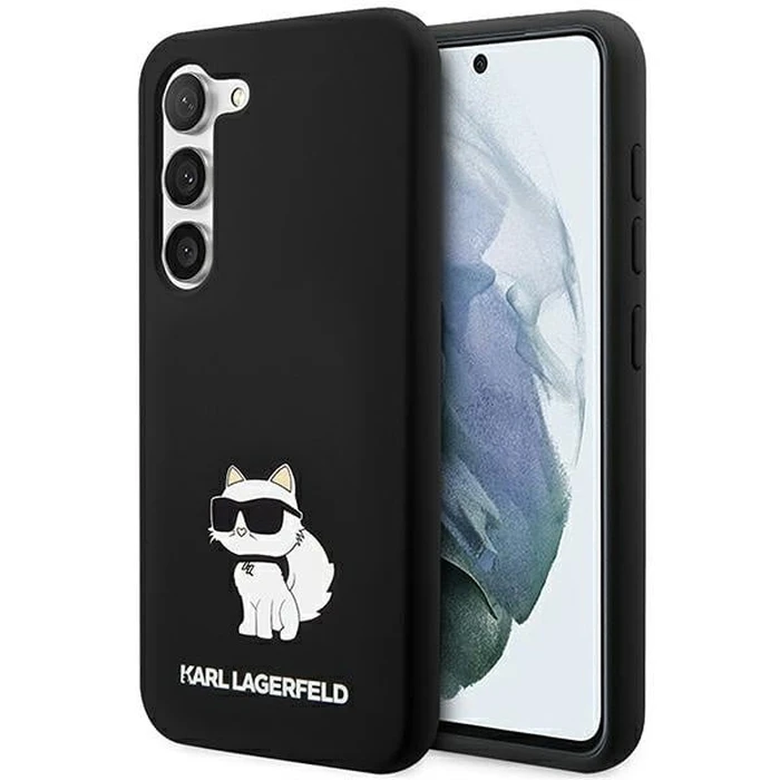 Karl Lagerfeld KLHCS24MSNCHBCK Samsung Galaxy S24+ Plus hardcase Silicone Choupette black
