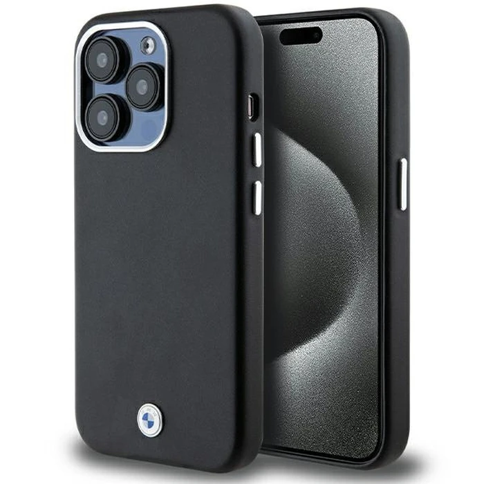 BMW BMHMP14L23PUFWK Apple iPhone 14 Pro Signature Wrapped Metal MagSafe black