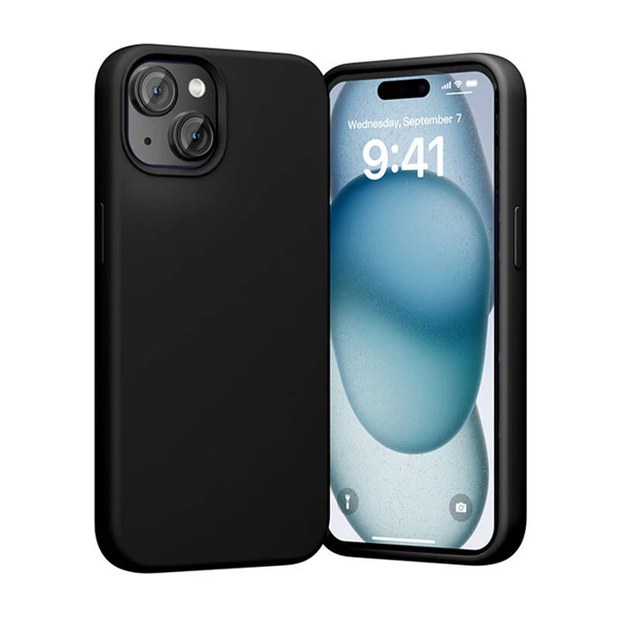 Θήκη Κινητού Vention KUFB0-20 Silicone for iPhone 15 Plus (Black)