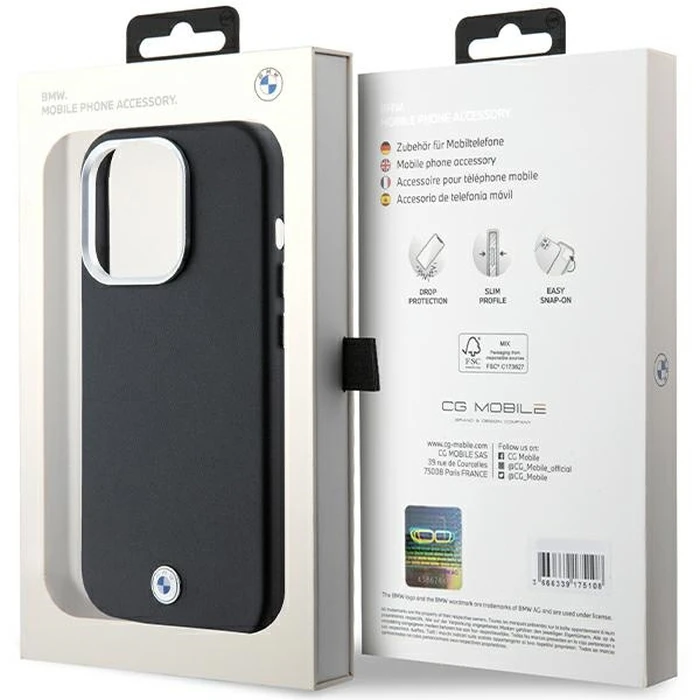 BMW BMHMP14X23PUFWK Apple iPhone 14 Pro Max Signature Wrapped Metal MagSafe black