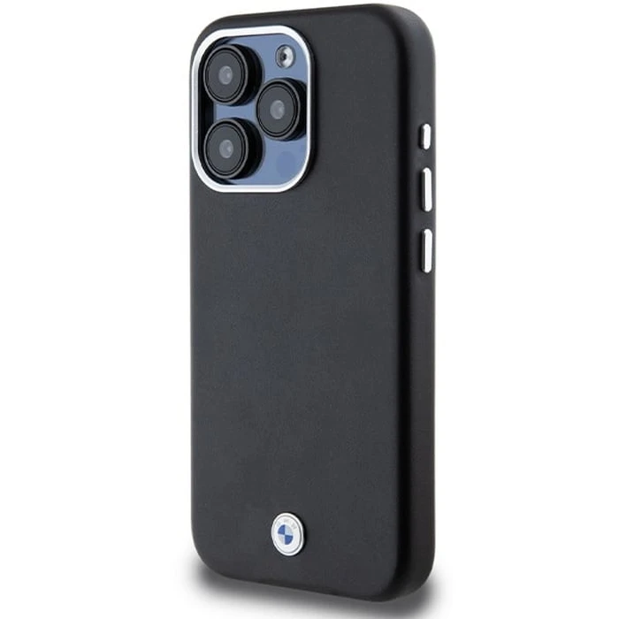 BMW BMHMP15L23PUFWK Apple iPhone 15 Pro Signature Wrapped Metal MagSafe black