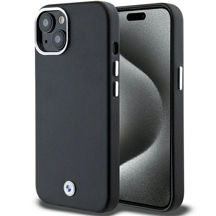 BMW BMHMP15M23PUFWK Apple iPhone 15 Plus / 14 Plus Signature Wrapped Metal MagSafe black