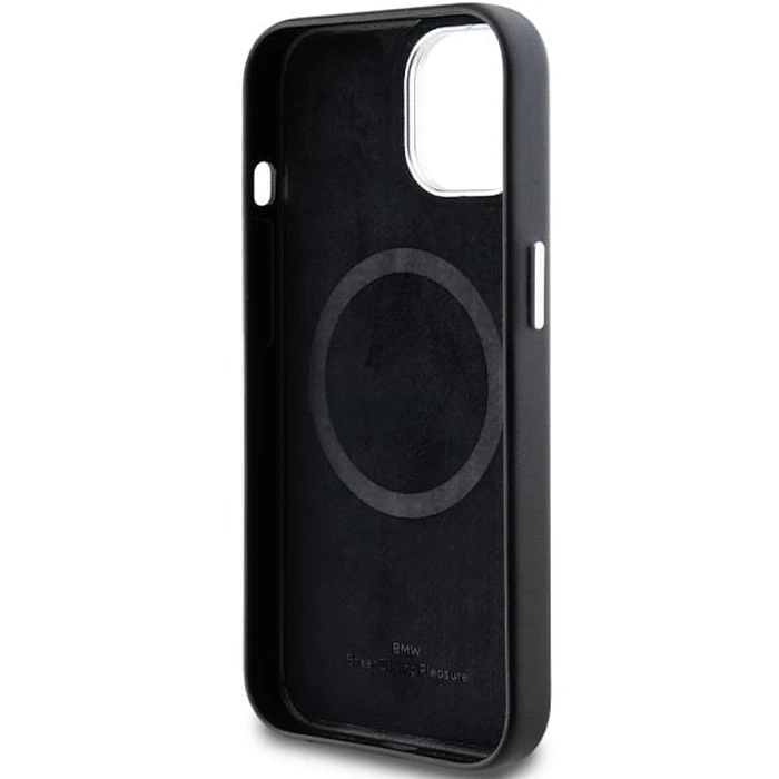 BMW BMHMP15M23PUFWK Apple iPhone 15 Plus / 14 Plus Signature Wrapped Metal MagSafe black