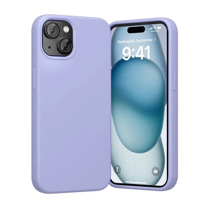 Θήκη Κινητού Vention KUFV0-20 Silicone for iPhone 15 Plus (purple)