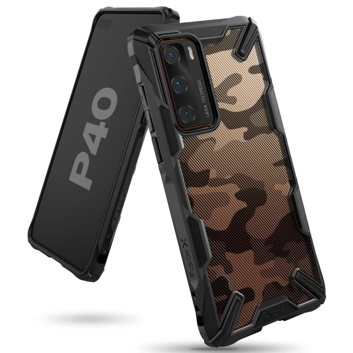 [CR] Ringke Fusion-X Huawei P40 Camo (Moro) Black
