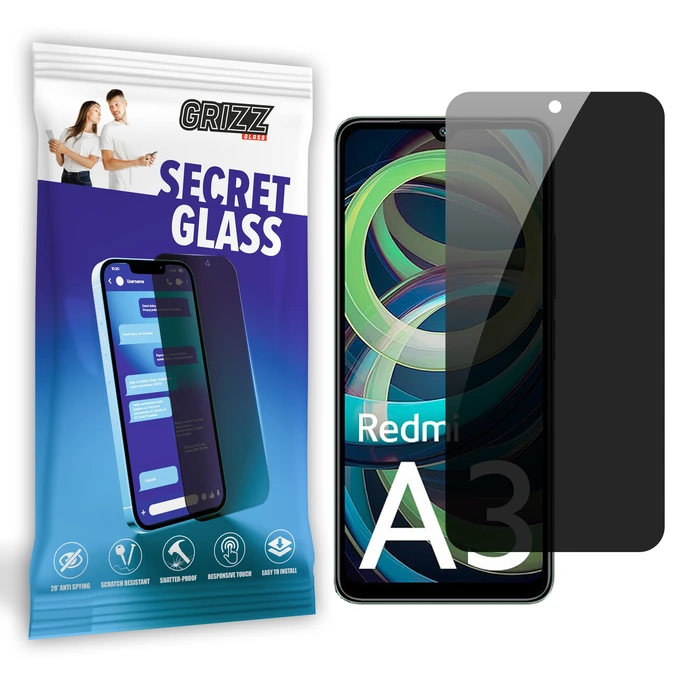 GrizzGlass Matte SecretGlass Xiaomi Redmi A3