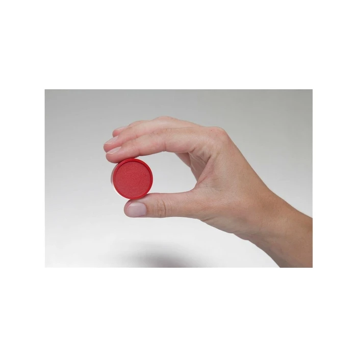 MAUL Industrial magnets Ø29 mm, 10 pieces, red