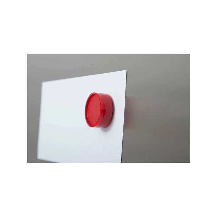 MAUL Industrial magnets Ø29 mm, 10 pieces, red