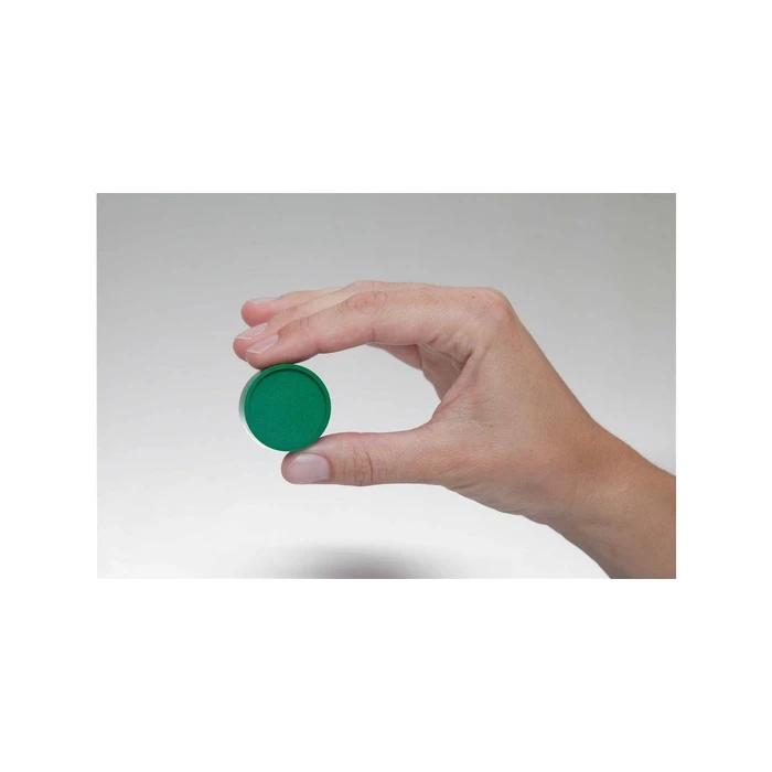MAUL Industrial round magnet 29 mm, 10 pcs, green