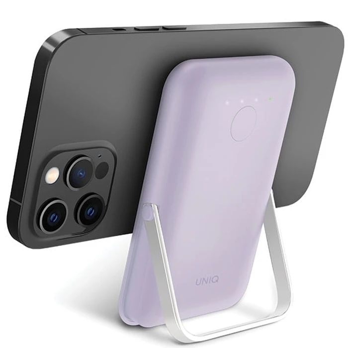 UNIQ Hoveo 5000mAh USB-C 20W PD Fast charge Wireless Magnetic lilac lavender