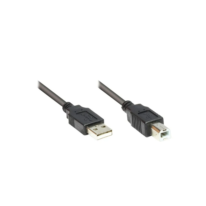 Καλώδιο USB2.0 A-B Good Connections 0,25 m μαύρο