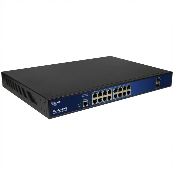 Network Switch 16+2P Allnet ALL-SG8618M M