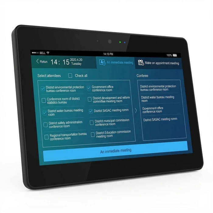 Tablet Allnet MeetinGraym RGB LED 13 " RK3399 Android 10 and NFC/RFID Black