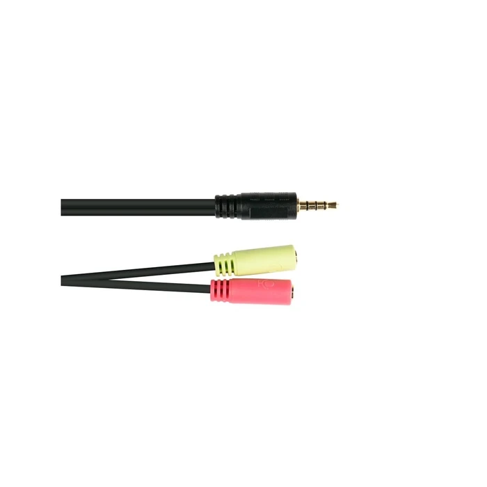 Good Connections Headsetadapter 3,5mm OMTP (Προσαρμογέας 2x 3,5mm TRS σε 1x 3,5mm TRRS)