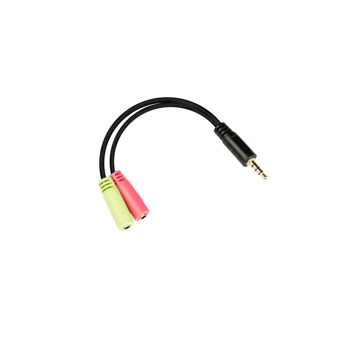 Good Connections Headsetadapter 3,5mm OMTP (Προσαρμογέας 2x 3,5mm TRS σε 1x 3,5mm TRRS)