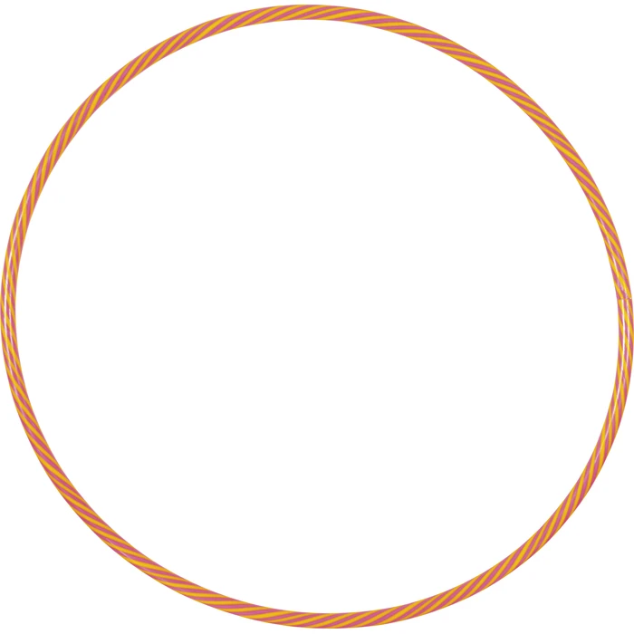 Two-color Hula Hoop 70cm - Ø18mm - 260g (AMILA)