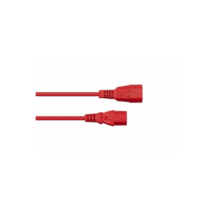 Kabelmeister IEC C14 to C13 Power Extension Cable, Red, 0.5 m (MPN SK1430-R005)