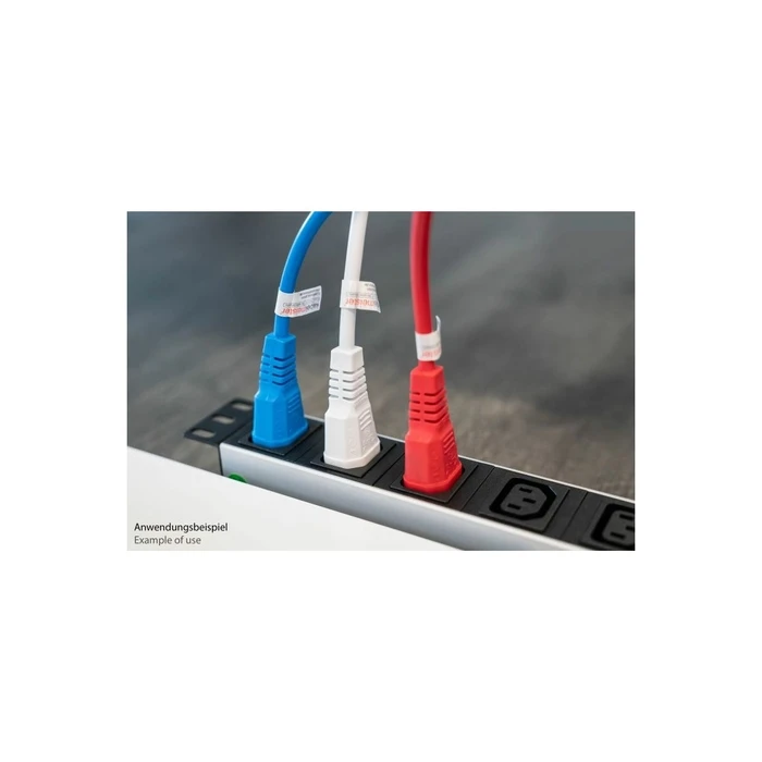 Kabelmeister IEC C14 to C13 Power Extension Cable, Red, 0.5 m (MPN SK1430-R005)