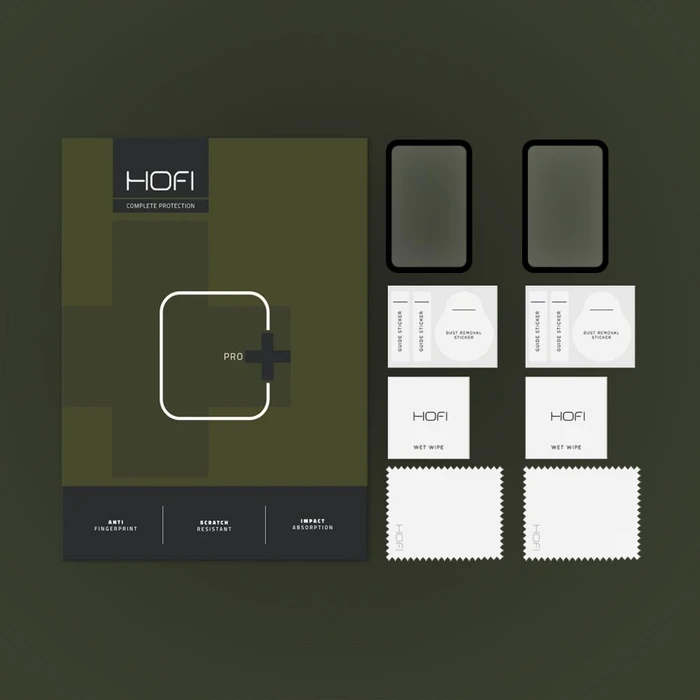 Hofi Hybrid Pro+ Samsung Galaxy Fit 3 Black [2 PACK]