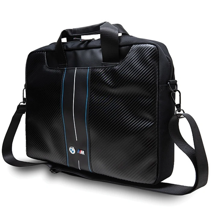 BMW BMCB15COMSCAKL 15" Bag Carbon Blue Stripes black