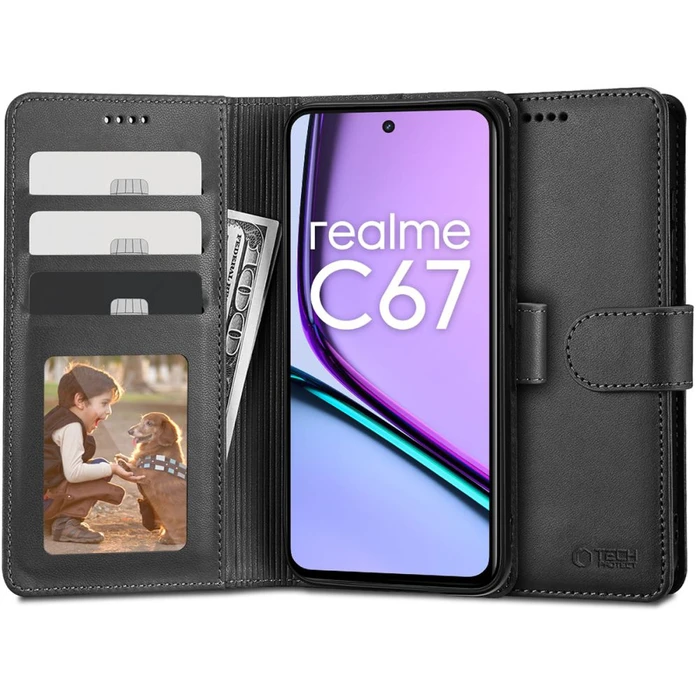Tech-Protect Wallet Realme C67 4G Black