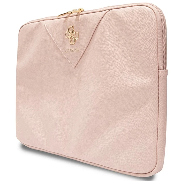 Guess Sleeve GUCS14ZPGSTEGP 14" Triangle 4G pink