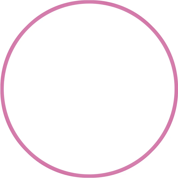 AMILA Hula Hoop 60 cm Φ18 mm Pink - 155 g