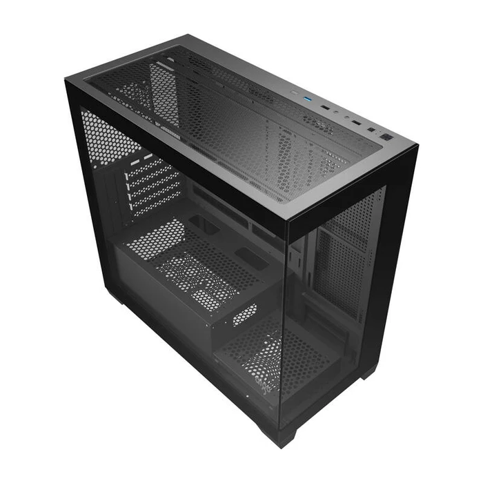 Darkflash C218M Gaming Midi Tower Κουτί Υπολογιστή με Πλαϊνό Παράθυρο Μαύρο