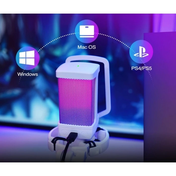 Fifine Q6TW USB Πυκνωτικό Μικρόφωνο Λευκό