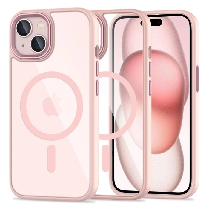 Tech-Protect MagMat MagSafe Apple iPhone 15 pink/clear