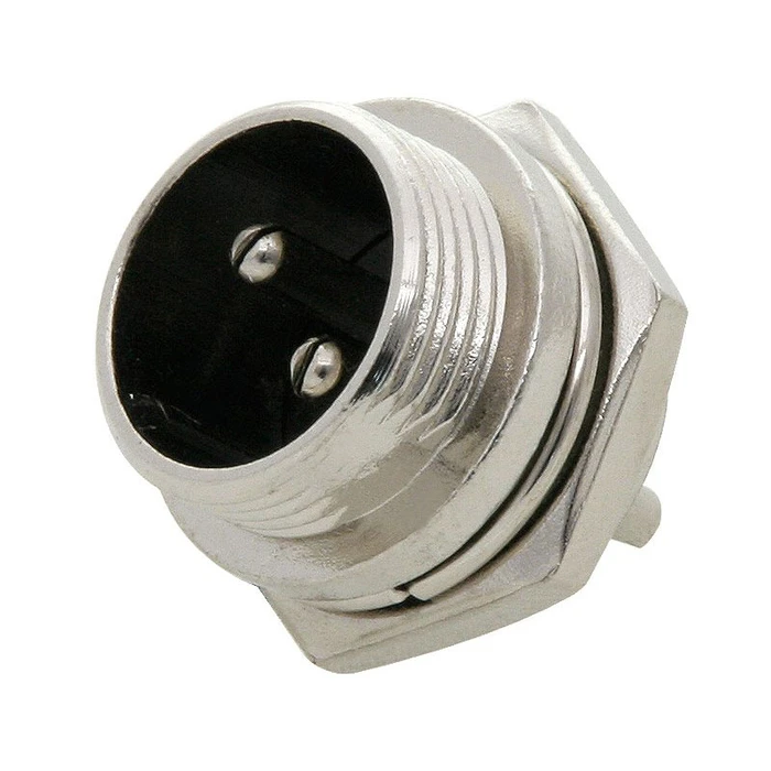 DM-766 CB 2PIN Microphone Plug Male Chassis - XTREME