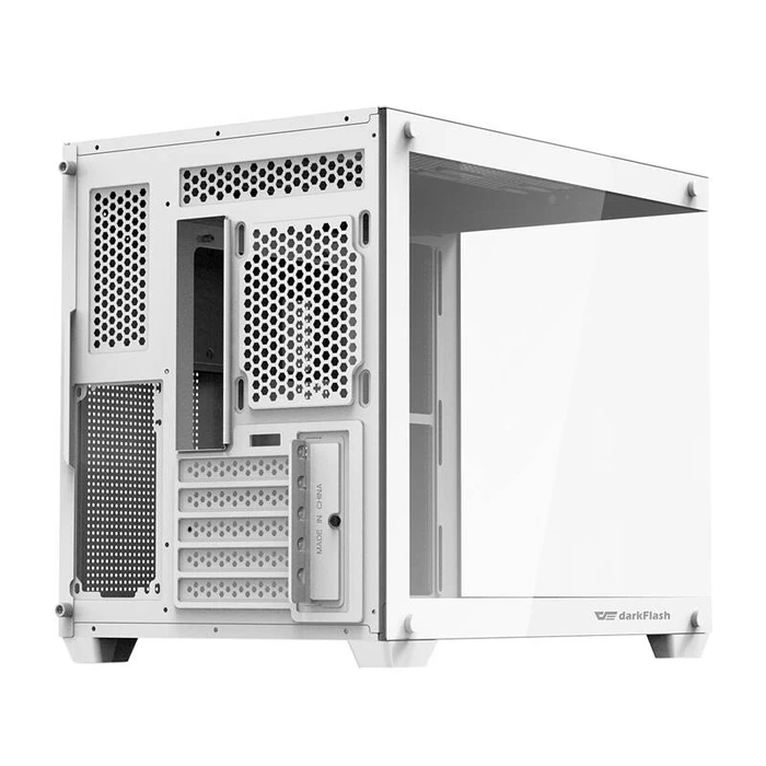 Darkflash C285MP Gaming Midi Tower Κουτί Υπολογιστή με Πλαϊνό Παράθυρο - Λευκό