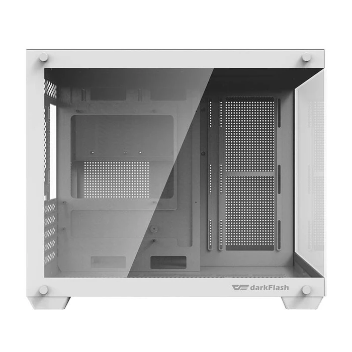 Darkflash C285MP Gaming Midi Tower Κουτί Υπολογιστή με Πλαϊνό Παράθυρο - Λευκό