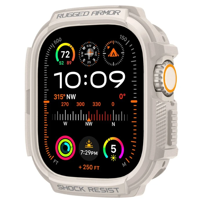 Case Spigen Rugged Armor Apple Watch Ultra 1 / 2 / 3 49mm Dune Beige