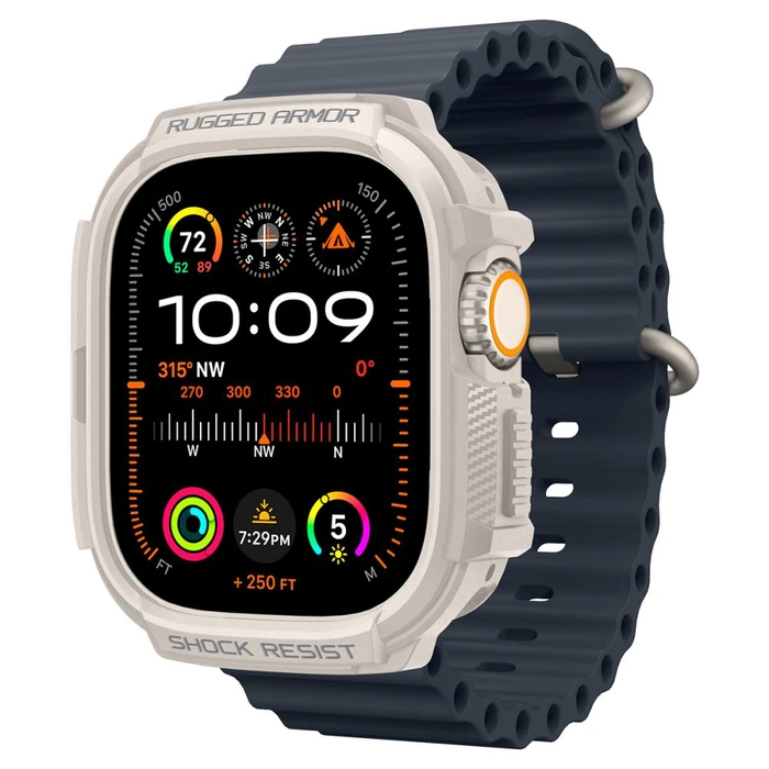 Case Spigen Rugged Armor Apple Watch Ultra 1 / 2 / 3 49mm Dune Beige