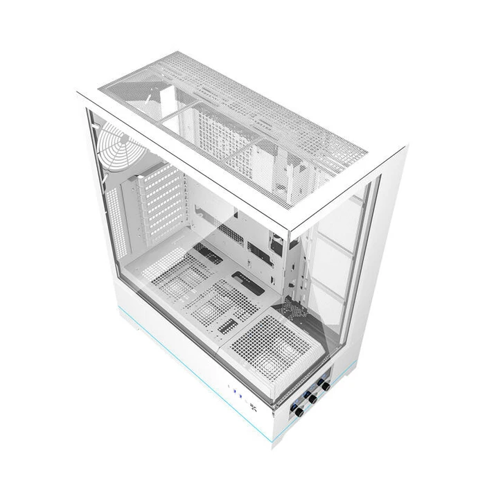 Darkflash DY451L Gaming Midi Tower Κουτί Υπολογιστή με Πλαϊνό Παράθυρο Λευκό
