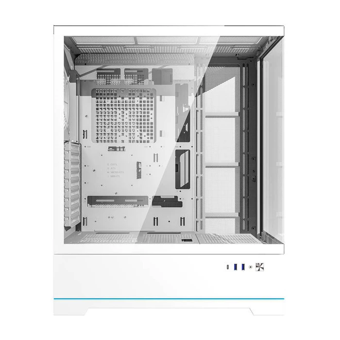 Darkflash DY451L Gaming Midi Tower Κουτί Υπολογιστή με Πλαϊνό Παράθυρο Λευκό