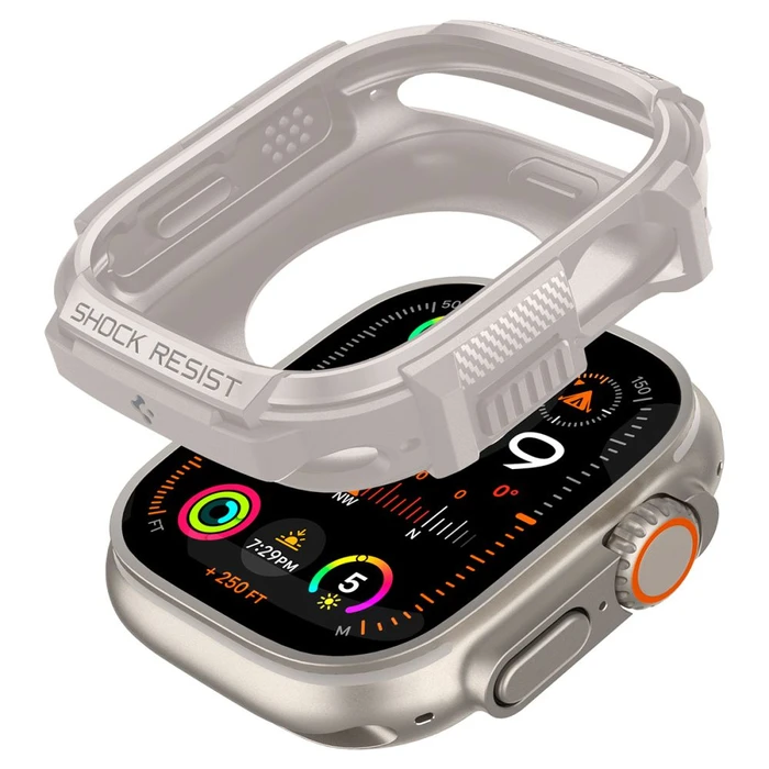 Case Spigen Rugged Armor Apple Watch Ultra 1 / 2 / 3 49mm Dune Beige