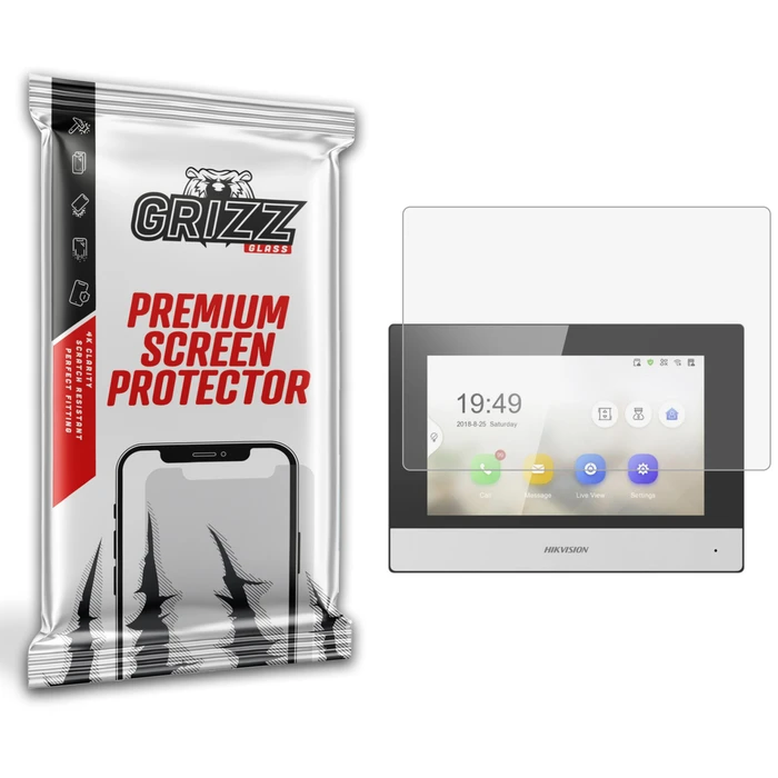 GrizzGlass PaperScreen HIKVISION DS-KH6320-WTE1-W 7"