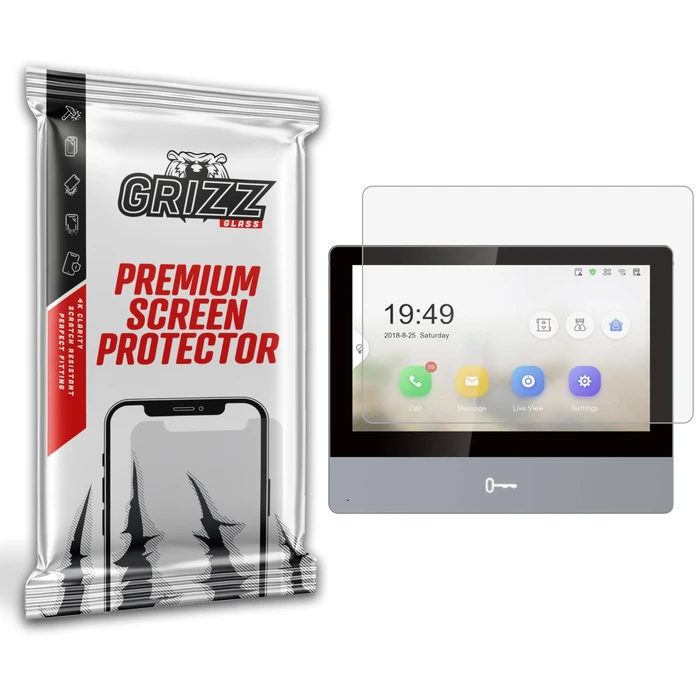 GrizzGlass PaperScreen HIKVISION DS-KIS703-P/KIT-D2-PL703 7"