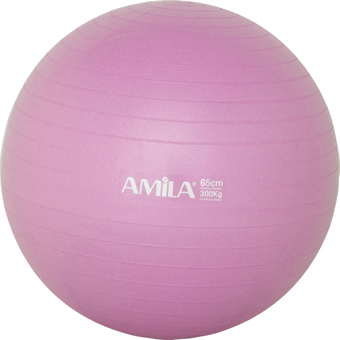 Μπάλα Γυμναστικής Amila Gymball 65cm Ροζ Bulk