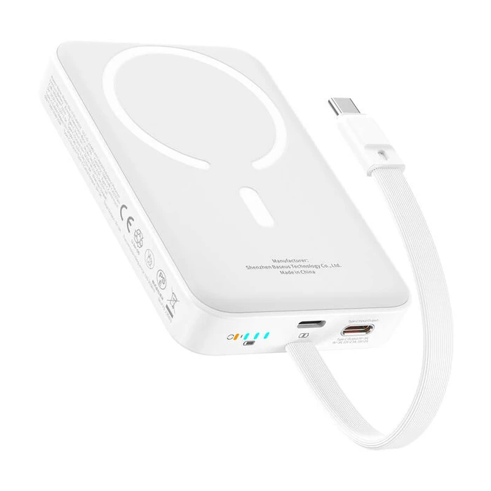 Powerbank Baseus Mini 10000mAh 30W Magnetic (Λευκό) Bayern Edition