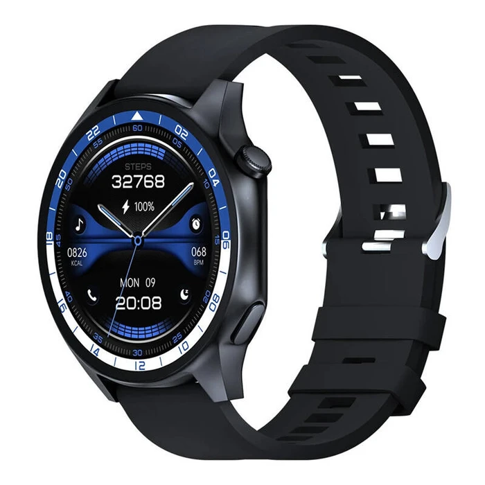BlitzWolf BW-AR1 Smartwatch με Παλμογράφο (Μαύρο)